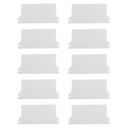 2025 10 st Vita Gardiner Plast Bottenplatta PVC Vertikala Persienn Tillbehör Lamell Vikter Vertikal Persienn Ersättningslamell