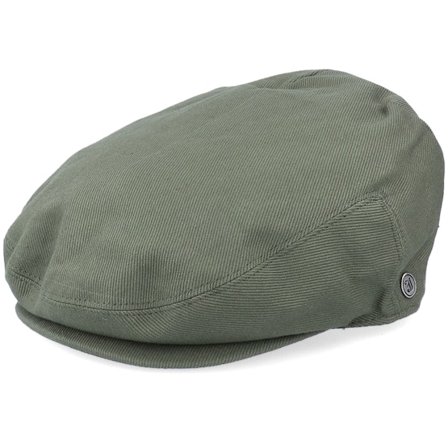 Jaxon & James - Grün flatcap Cap - Brushed Cotton Olive Green Flat Cap @ Hatstore