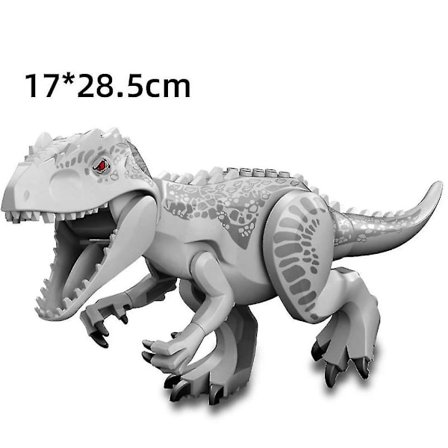 2023 nye dinosaurfigurer, egnet til Indominus T Rex klodser, stor dinosaurklods, børnefest Hurtig