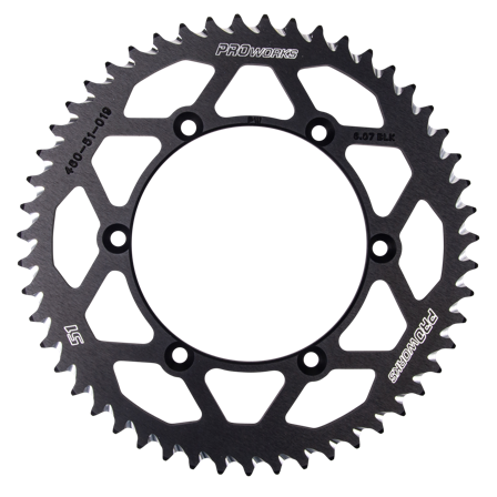 Corona Proworks Alluminio Nera - Kawasaki KX 500 1983-2004