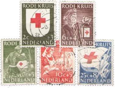 Holland 1953 - NVPH 607-611 - Stemplet