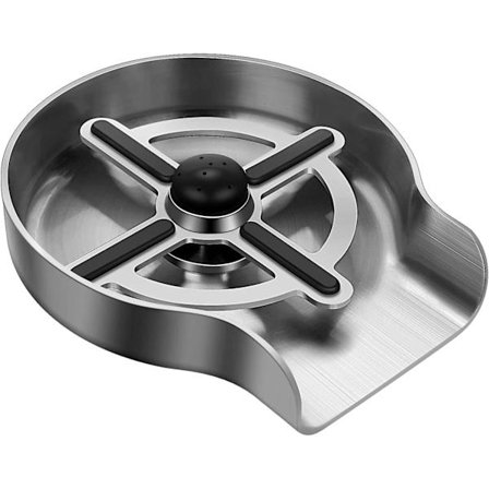 Metallinen lasinpesuri keittiön tiskialtaaseen, hanan lasipesuri, pullopesuri, kupinpesuri, keittiön tiskialtaan lisätarvikkeet, ruostumaton teräs, 