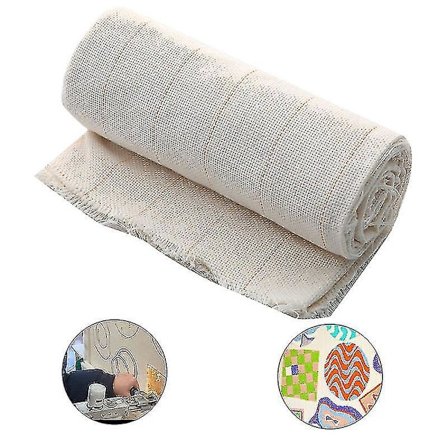 2.1x1 meter Munkelærred Tufting Klæde Markerede Linjer Vævet Fremstilling Beklædningsgenstande DIY Klæde