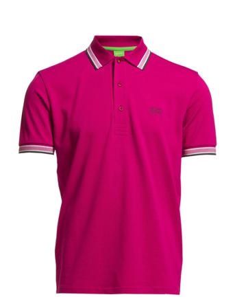 Paddy Polos Short-sleeved Vaaleanpunainen BOSS