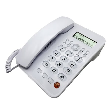 Fastnettelefon med ledning Stor knap fastnettelefoner Fasttelefon til kontorhjemmet