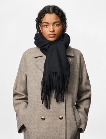 Pieces Pcnoah Long Scarf Noos Bc - Black - ONE SIZE