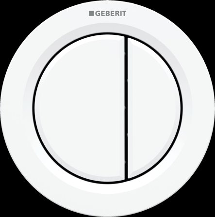 Geberit 116.050.11.1 Spyleknapp for dobbelspyling, Baderom