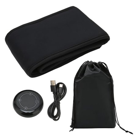 Genopladeligt elektrisk lændemassagebælte med varme, justerbar tilstand til lindring af taljesmerter og fitness