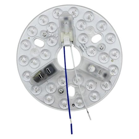 Loftslamper LED-modul Loftventilator LED-lyssæt 15W Rund Udskiftning LED-panel med 3 farvetemperaturer