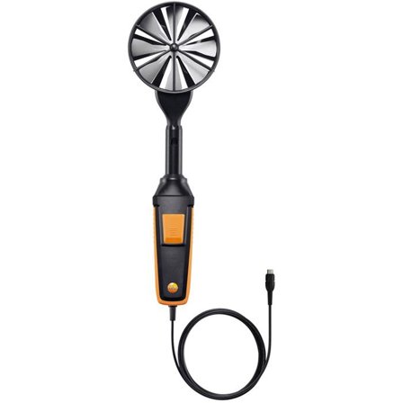 Testo 06359372 Vinghjulsgivare högnoggrann, med fast kabel, Mätinstrument