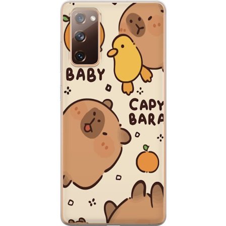 Yhteensopiva Puhelinkuori Samsung Galaxy S20 FE Kawaii Vauva Kapibaari