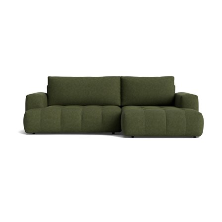 Dune chaiselong sovesofa, højrevendt - Aragon Grøn - 294x162x89 - Sofa, sovesofa, chaiselong