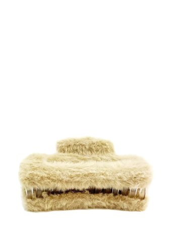 Pipol's Bazaar Cally Furry Clamp Big Beige - Beige - ONE SIZE