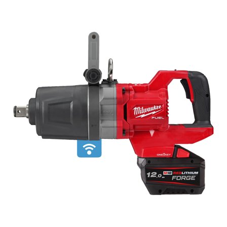 Milwaukee M18 ONEFHIWF1DS-121C Akkuiskumutterinväännin akun ja laturin kanssa, Koneet
