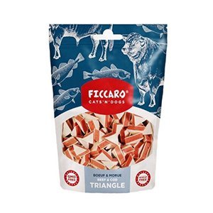 Ficcaro Beef & Cod Triangle, 100g