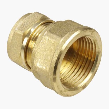 Nippel hona mässing 22 x 1"