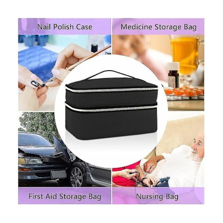 Sytilbehør Organizer Bag, Dobbeltlags Syboks Organizer Tilbehør Oppbevaringspose,b