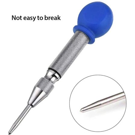 Inch Automatisk Center Pen Fjeder Marker Kornværktøj Stål Boring Glas Breaker Press Bukkemarkør Håndpositioner