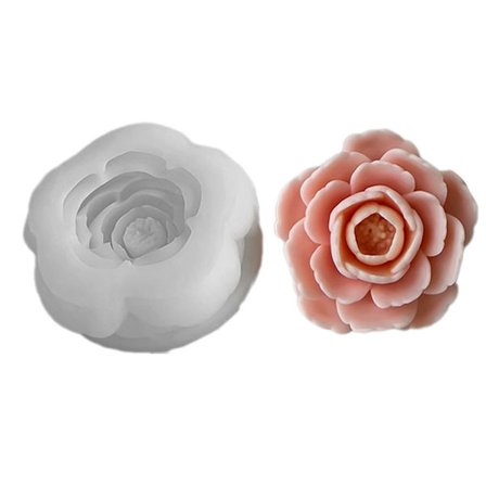 DIY Silikonform for å lage blomster aromaterapi lys Unikt duftlys