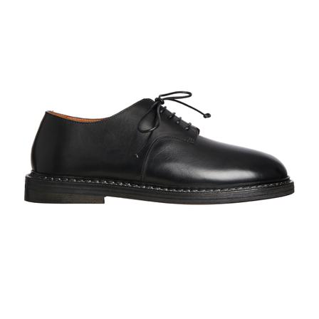 Marsell Stringed leather derby Sort, Herre Business Sko, Størrelse: 40 EU