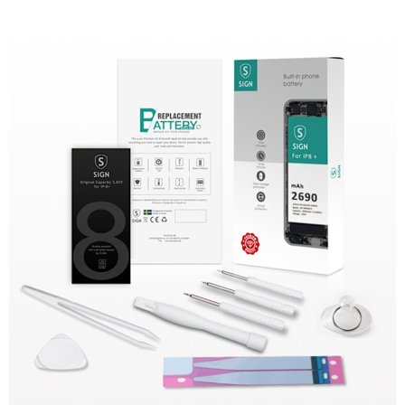 komplett kit för batteribyte - iPhone 8 Plus