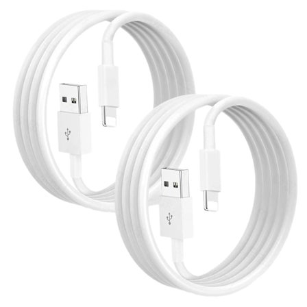 iPhone Ladekabel 2-pakning 1M Ladeledning Høyhastighets Data Sync USB-kabel for iPhone 14 13 12 11 Pro Max XR XS Mini 8 7 Plus