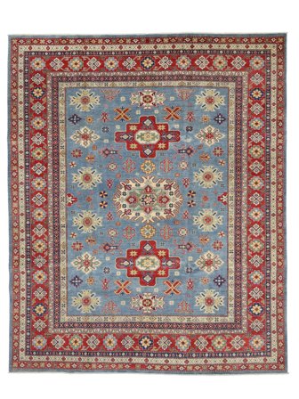 Hand Knotted Kazak Fine Rug 272X330 Dark Red/Brown