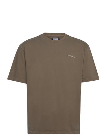 Nigel Boxy Snow Ss Tee T-shirts Short-sleeved Kakigrønn Gabba*Betinget Tilbud