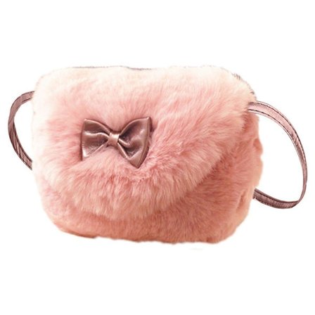 Børns Piger Småbørn Elskelig Sløjfe Knude Hårede Mini Skuldertasker style2