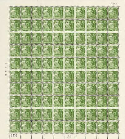 Danmark 1940 - Helark AFA 257 + 257y i position 32 - Postfrisk