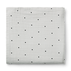 Liewood Classic Dot/Dumbo Grey Ben Muslin Blanket One Size - Textile - One size - Grey
