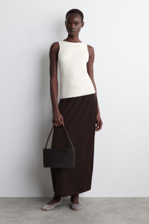 COS Femme Sac Porté Épaule Archive - Nylon in Blanc