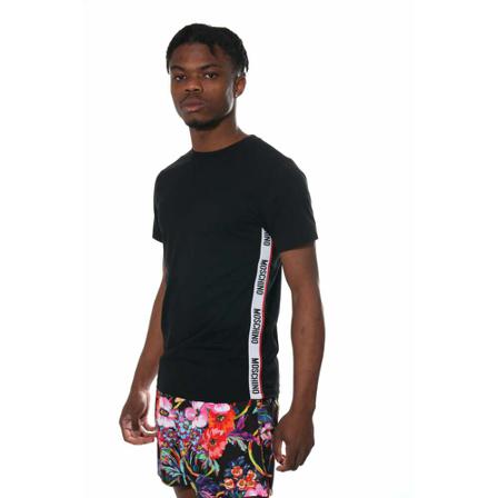 Moschino T-Shirts , Zwart , Heren , Maat: S