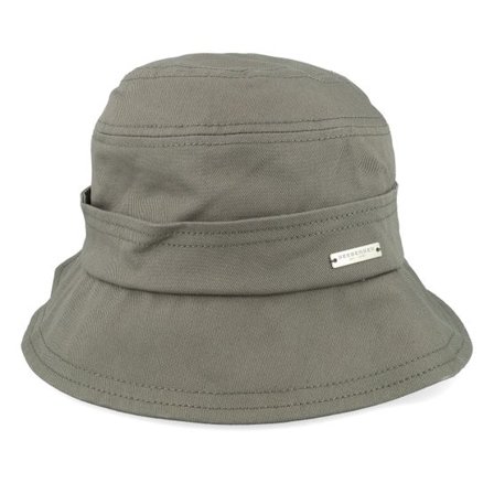 Seeberger - Grön bucket Hatt - Cotton Pine Cloche @ Hatstore