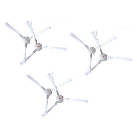 6 stk. reservedele til Abir R30 robotstøvsuger, vaskbar sidebørste til husholdningsrengøring