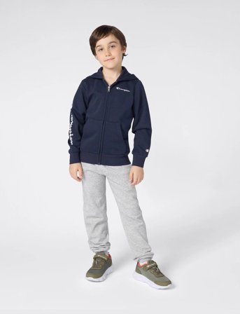 Champion Hooded Full Zip Sweatshirt - Black - 126-131