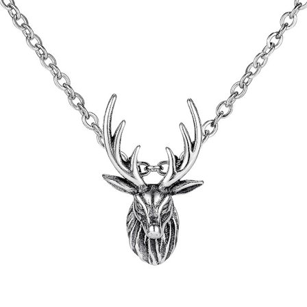 1 stk Sika Hjortedyr Hengesmykke Kragebeinkjede Enkelt Temperament Smykke