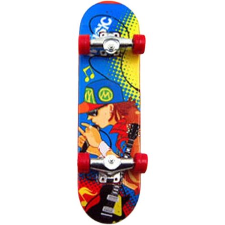 2 stk. Mini Finger Skateboard | Trykt Mini Finger Skateboarding | Kreativ Fingerspidsbevægelse Mini Longboard Fest, Skater Festartikler Rekvisitter