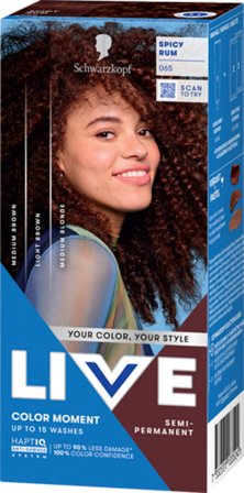 Schwarzkopf LIVE Color Moment 65 Spicy Rum (W) 065 Spicy Rum, Hår, Hårfarve, Toningsfarve