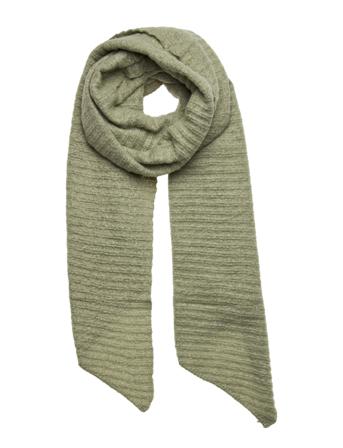Pcpyron Structured Long Scarf Bc Grey Pieces