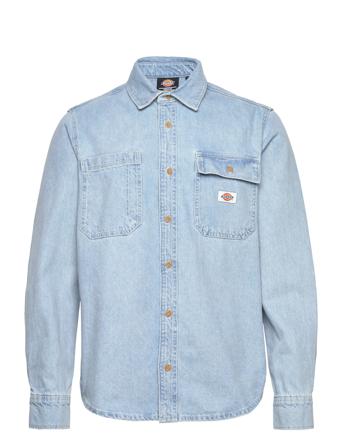 Kibler Ls Shirts Denim Shirts Blå Dickies*Betinget Tilbud