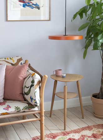 Asteria plus taklampe Ø43 - orange