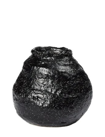 Broste Copenhagen Alma Vase - Black - H10CM