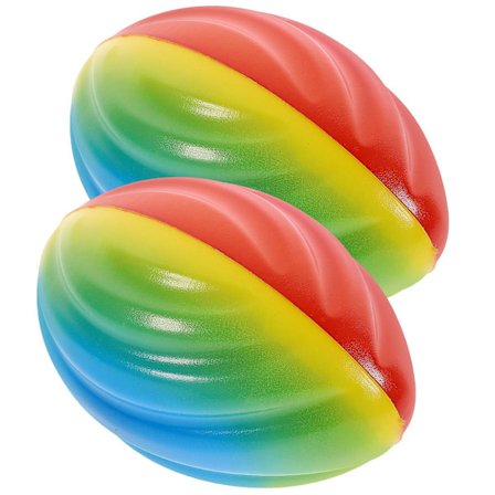 2 stk. Rugbybold til børn - Træningsbold til børn - Genanvendelig Rugbybold til træning