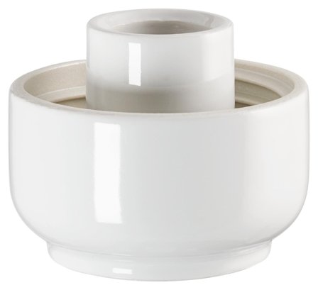 Ifö OHM 100 Armatursockel rak, IP44, E27 Vit, Belysning