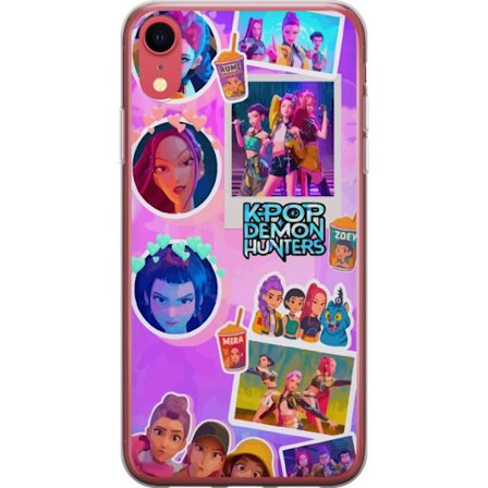 Yhteensopiva Puhelinkuori Apple iPhone XR Kawaii KPop Demon Hunters vinyylikeräilykohde
