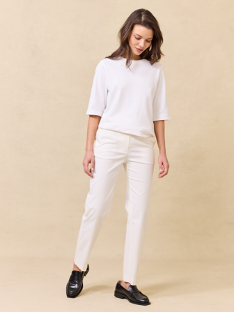 Jean Paul Femme - Caroline chino - Dame - Hvit - Bukser & Jeans - L