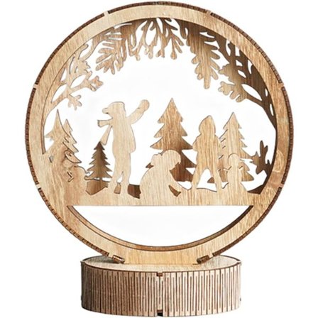 Joululamppu | LED-lamppu | Yöpöytälamppu | Pöytä | LED-joululamppu | paristokäyttöinen lastenhuoneen työpöytä luovat LED-pöytäkoristeet pojille ja 