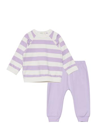 Set Sweater+Trousers United Colors Of Benetton Purple