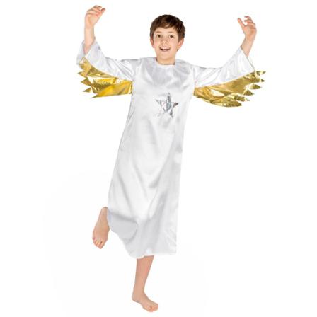 Tectake Maskeraddräkt Pojke Fräck Liten Ängel White 152 (12-14y)